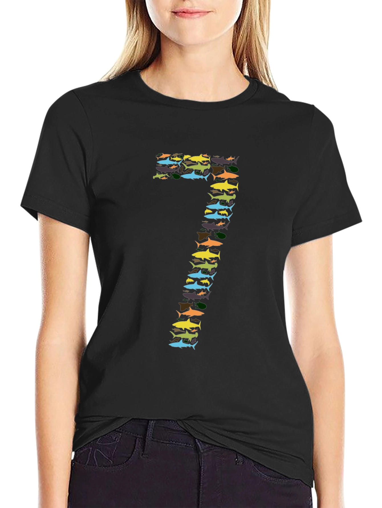 Shark Number Seven Graphic Tee