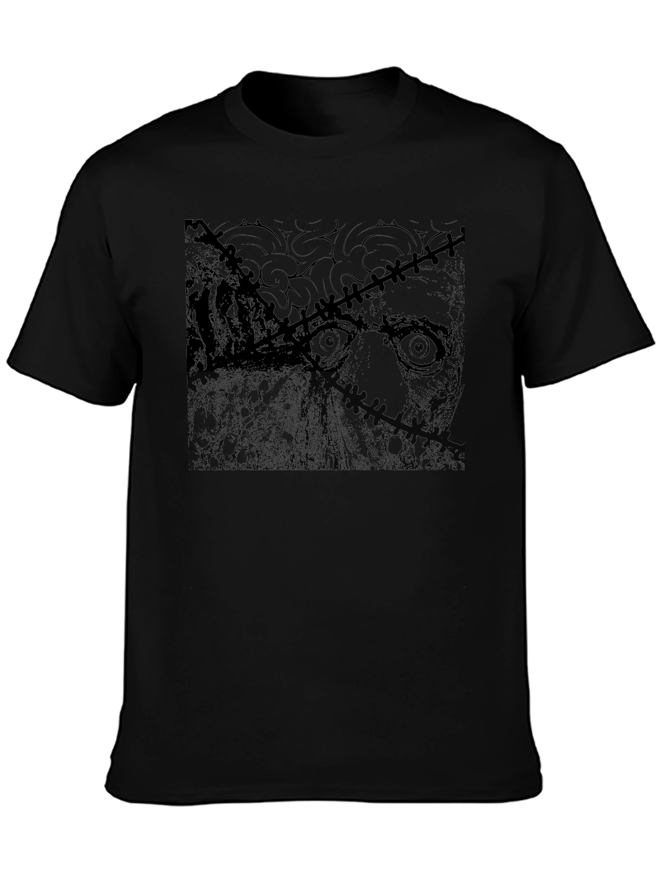 Unique Graphic Tee - Dark Zombie Style