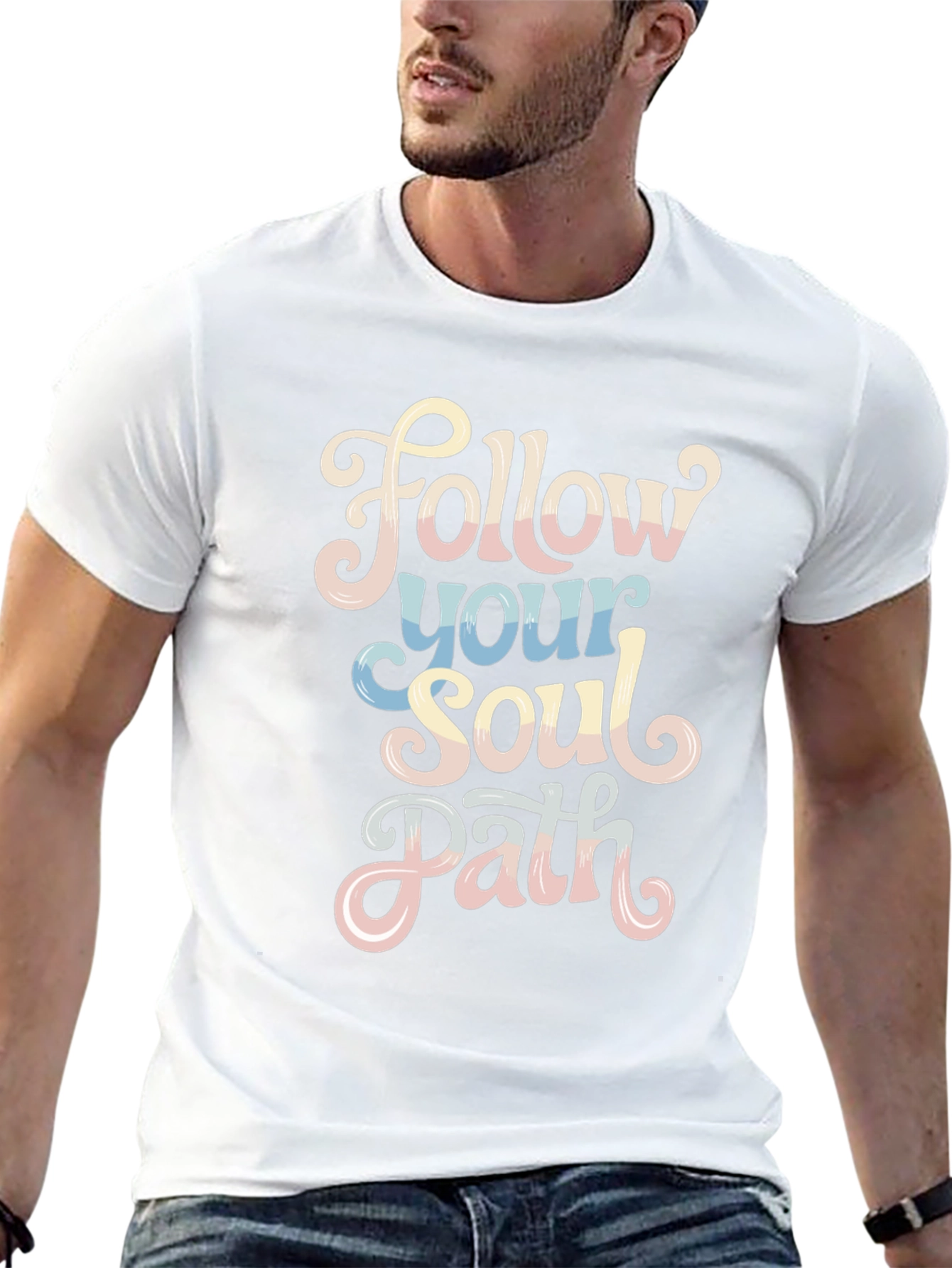 Follow Your Soul Path Graphic Tee - Inspiring Design