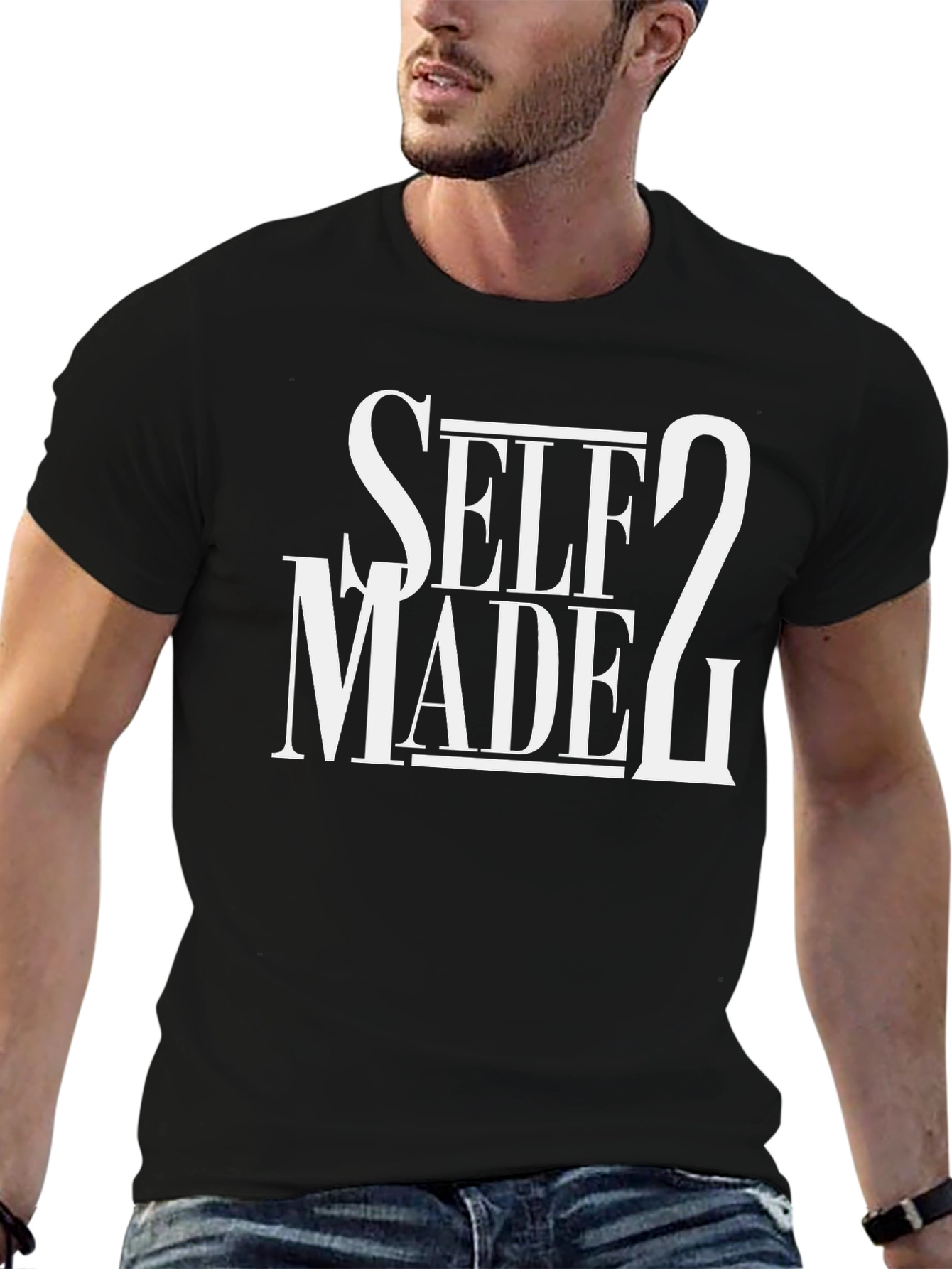 Self Made 2.0 Graphic T-Shirt - Black