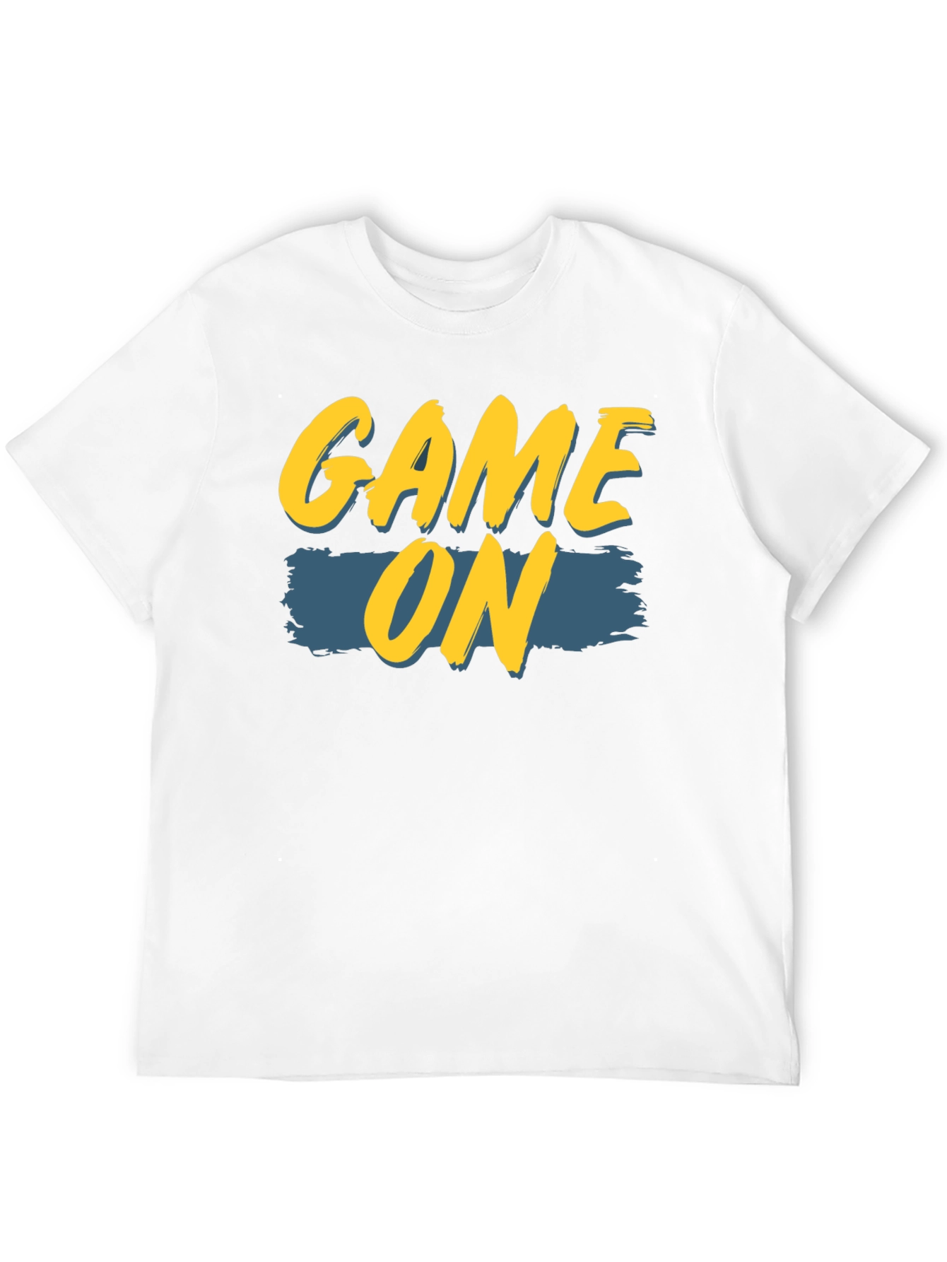Game On Graphic Print Black T-Shirt
