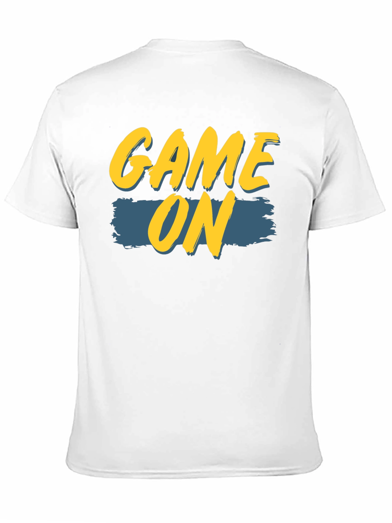 Game On Graphic Print Black T-Shirt