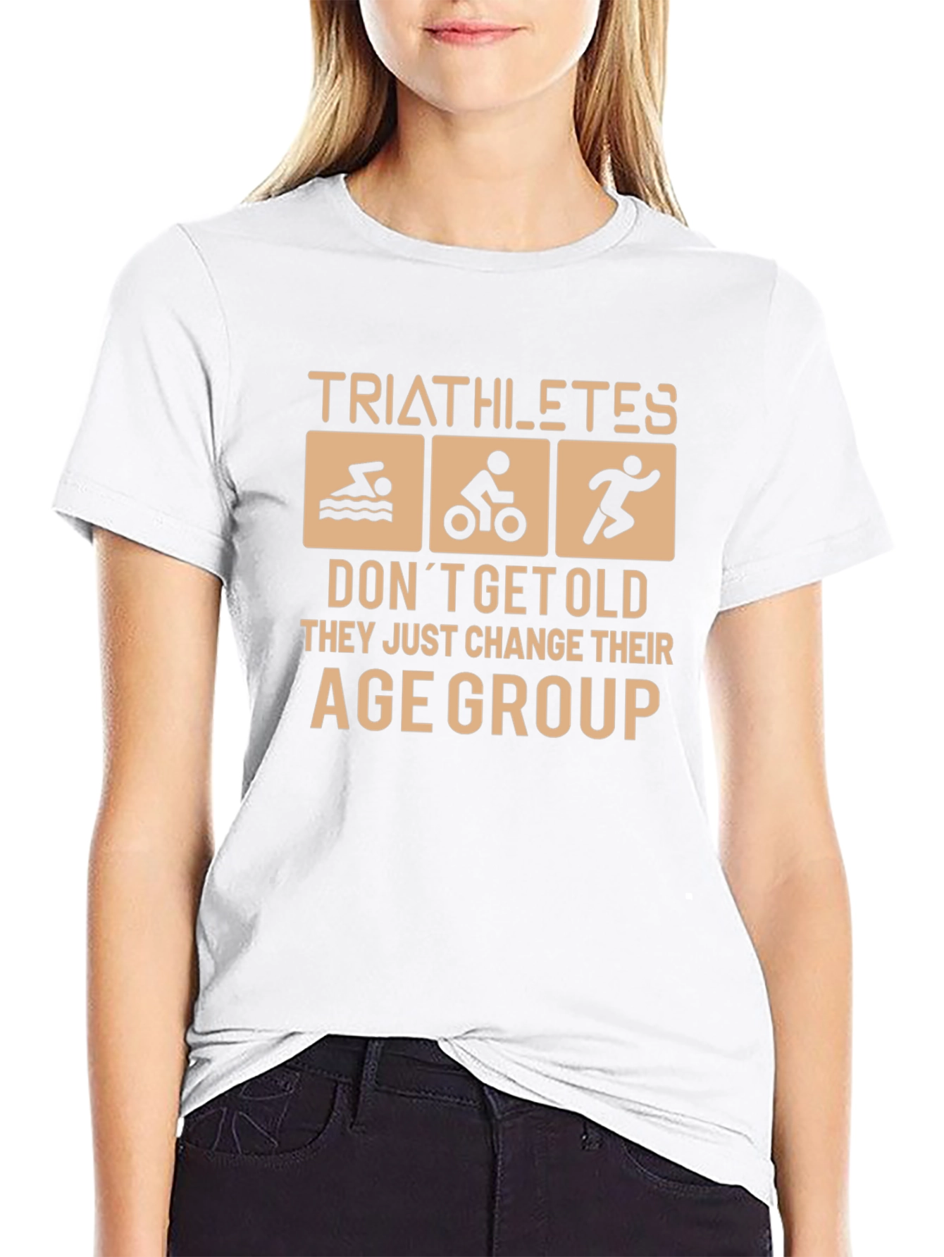 Triathlete Age Group Black Graphic Tee