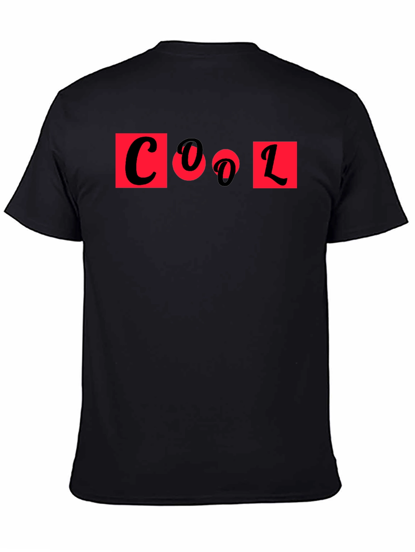 Cool Graphic Tee - Black Short Sleeve