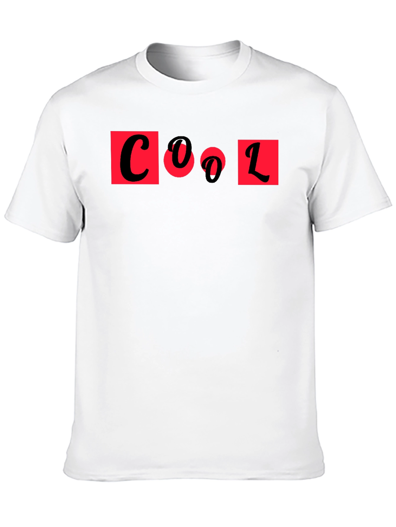 Cool Graphic Tee - Black Short Sleeve