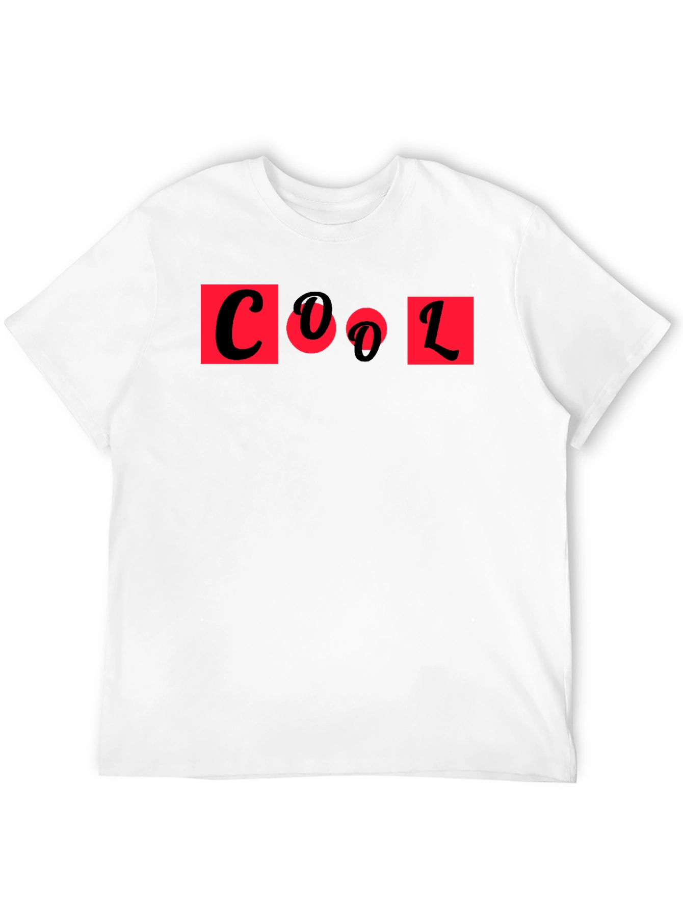 Cool Graphic Tee - Black Short Sleeve