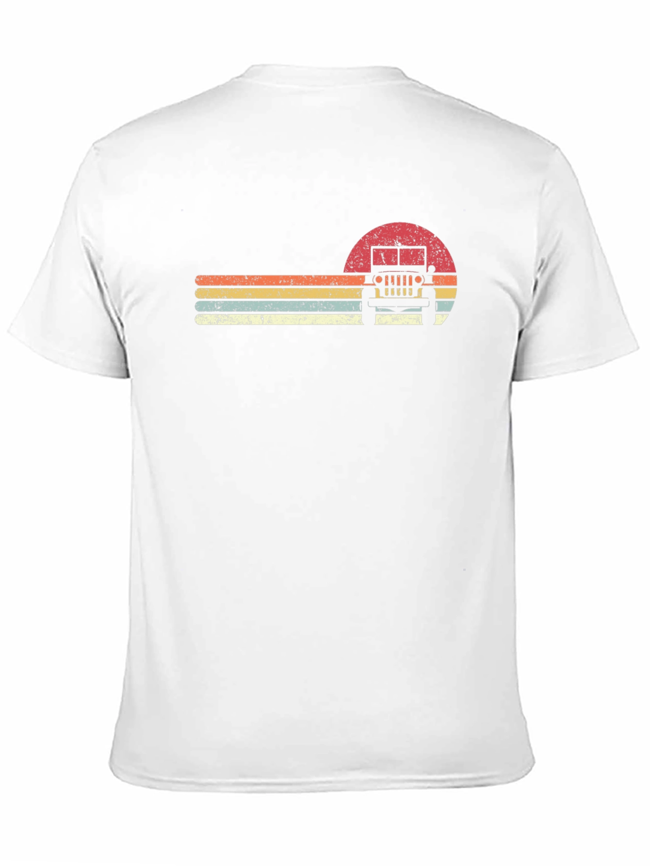 Retro Sunset Jeep Graphic T-Shirt