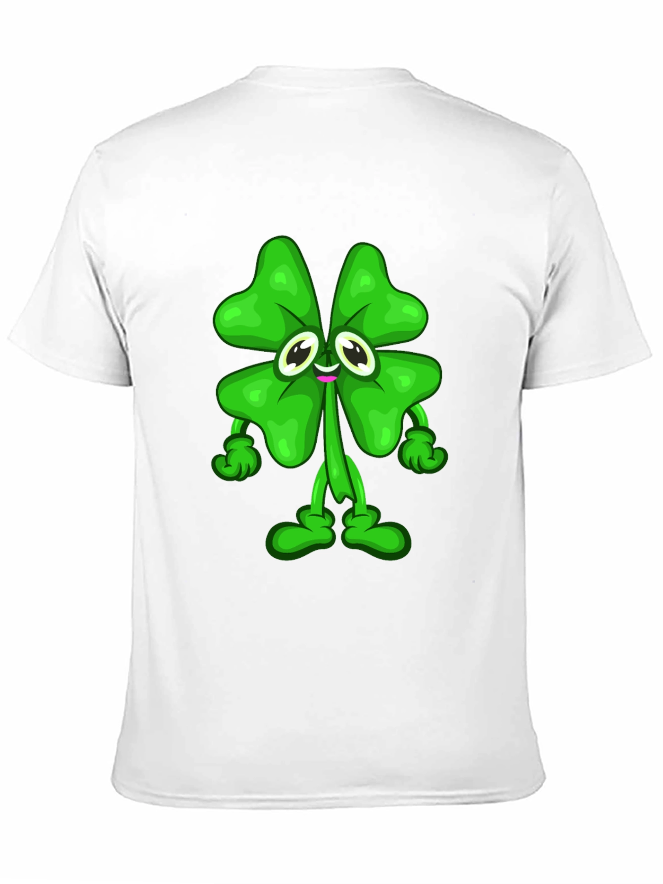 Lucky Clover Cartoon Graphic Tee