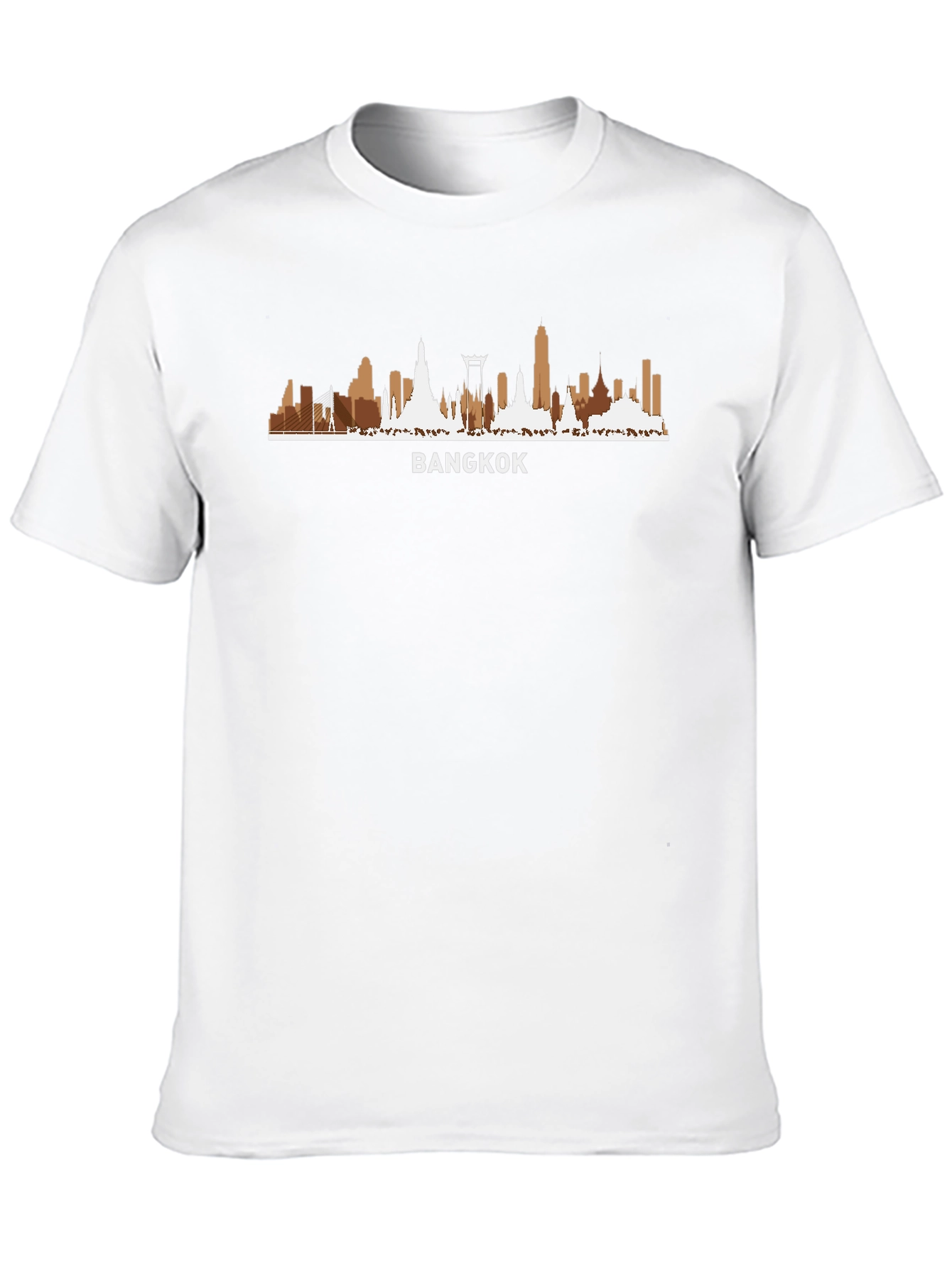 Bangkok Skyline Graphic Tee - Black T-Shirt