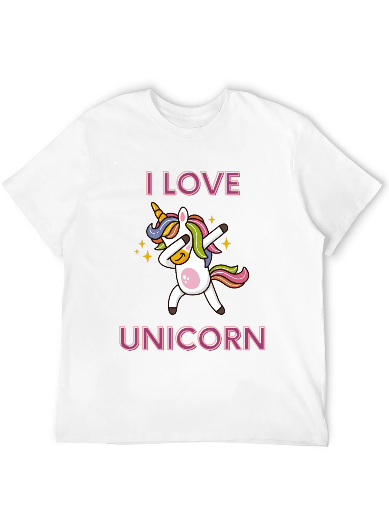 I Love Unicorn Dabbing T-Shirt