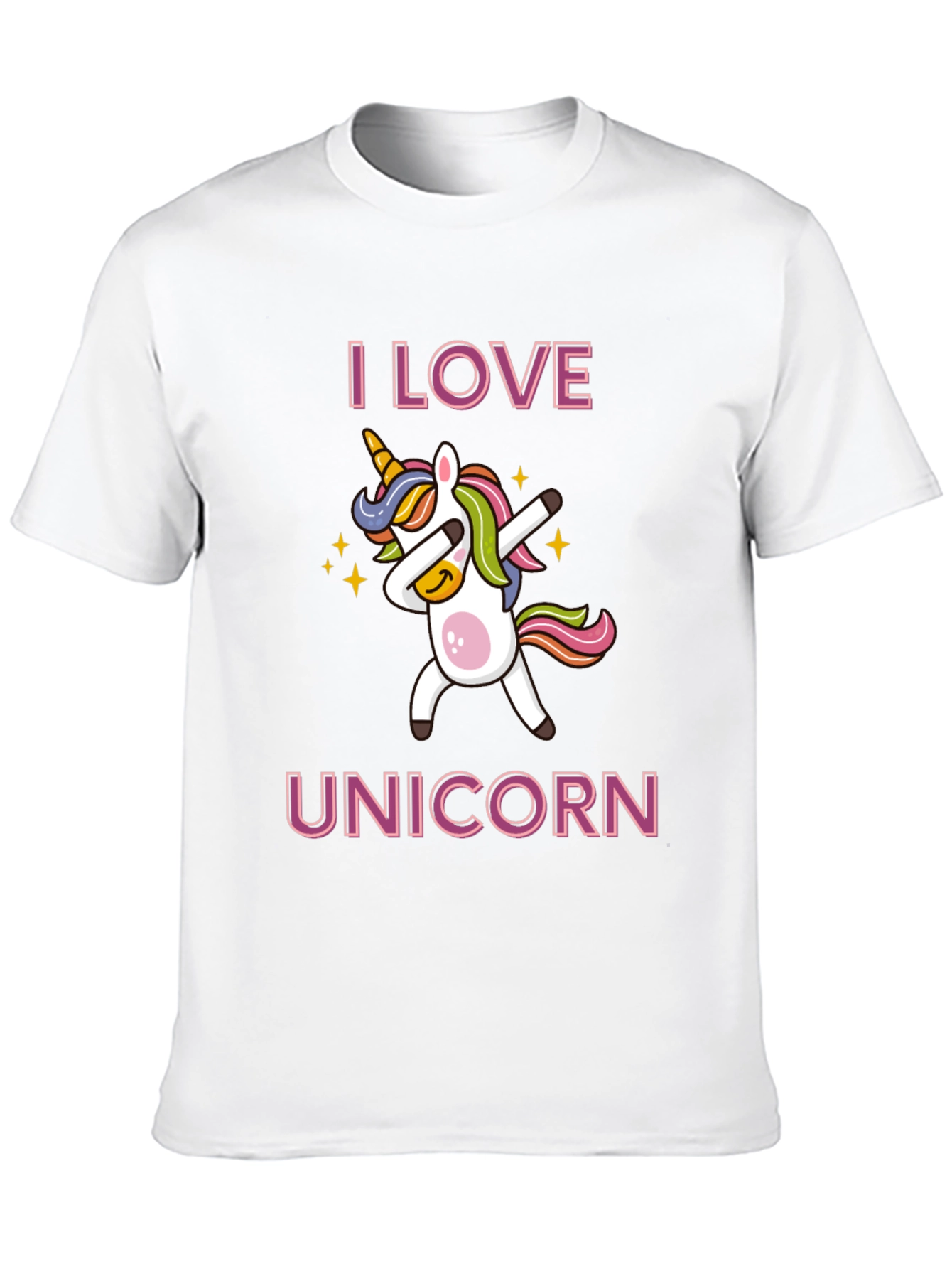 I Love Unicorn Dabbing T-Shirt