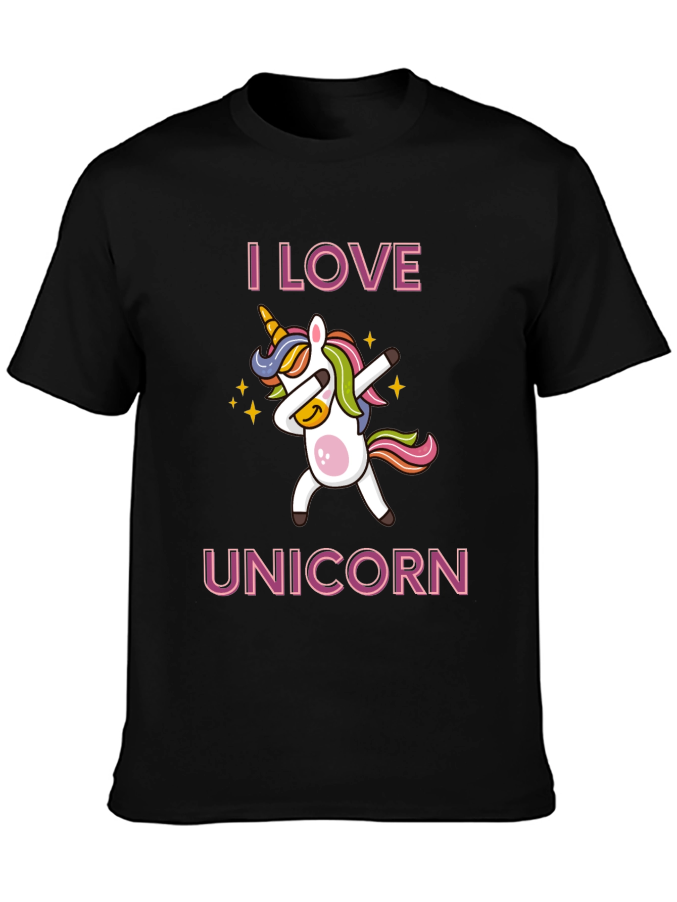 I Love Unicorn Dabbing T-Shirt