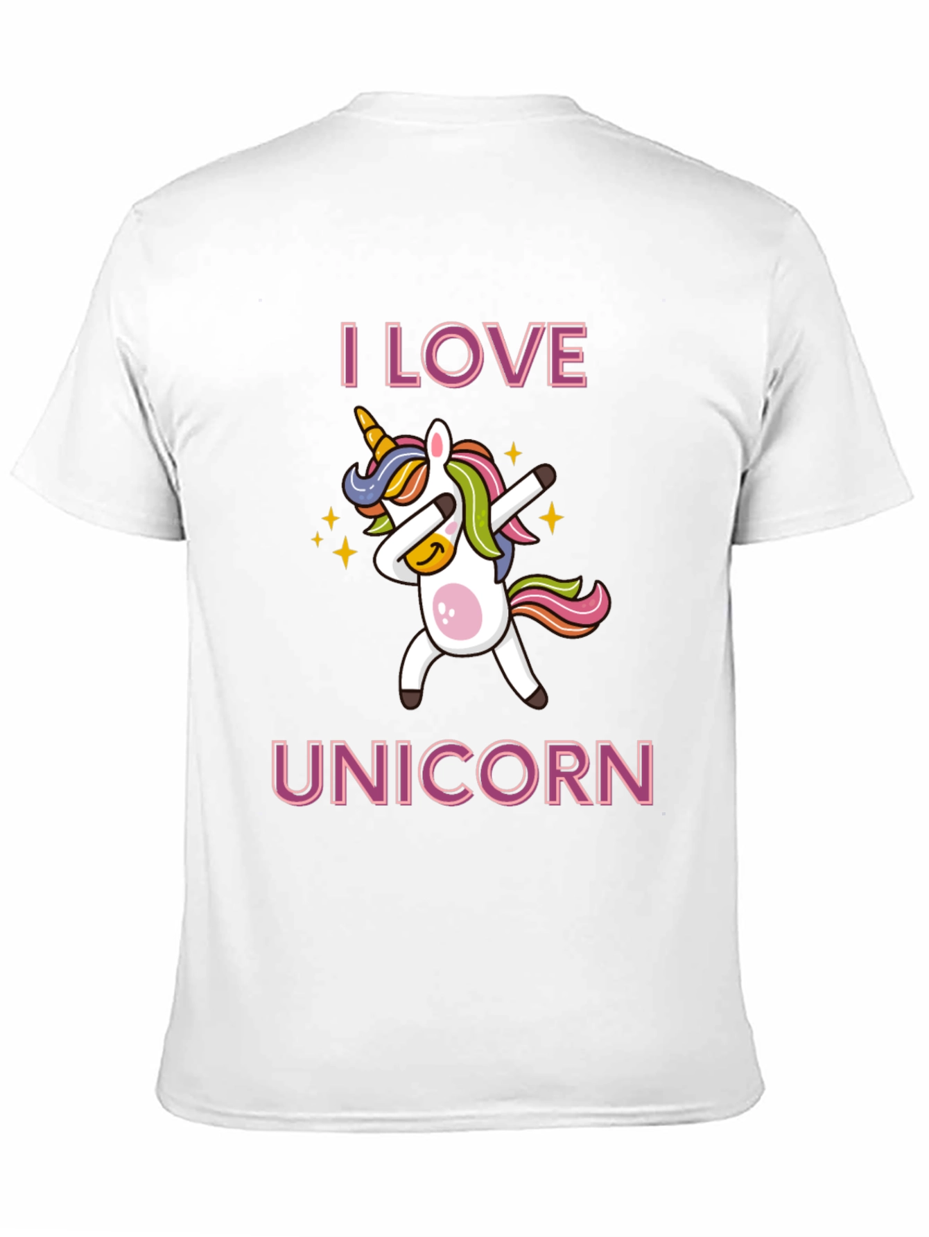 I Love Unicorn Dabbing T-Shirt
