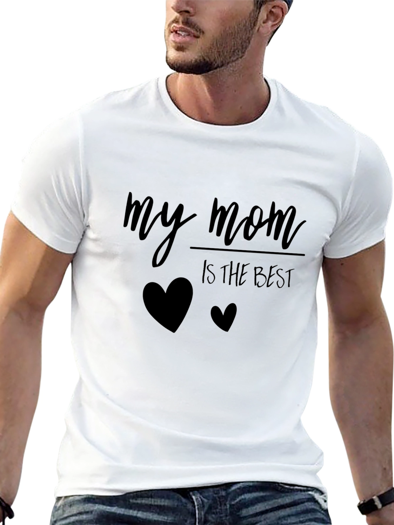 My Mom is the Best - Black T-Shirt