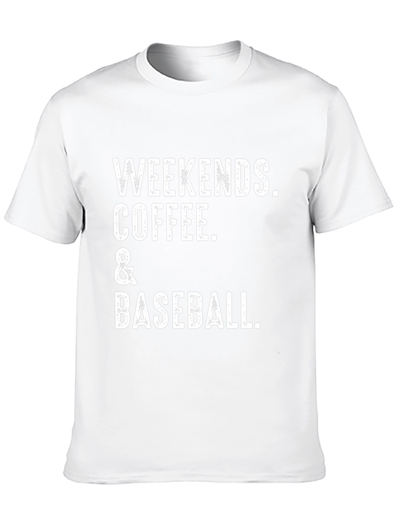 Weekends Coffee & Baseball Graphic T-Shirt