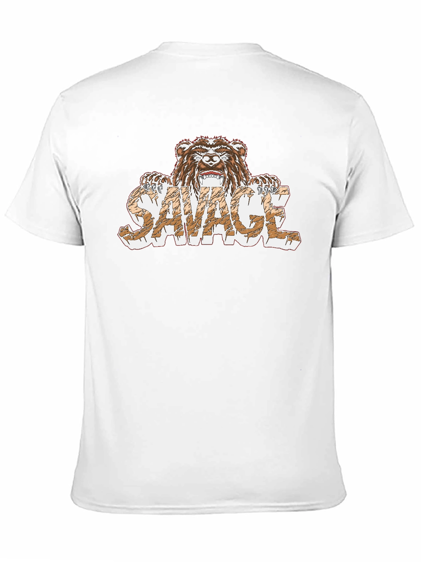 Savage Bear Graphic T-Shirt - Mens Black Tee