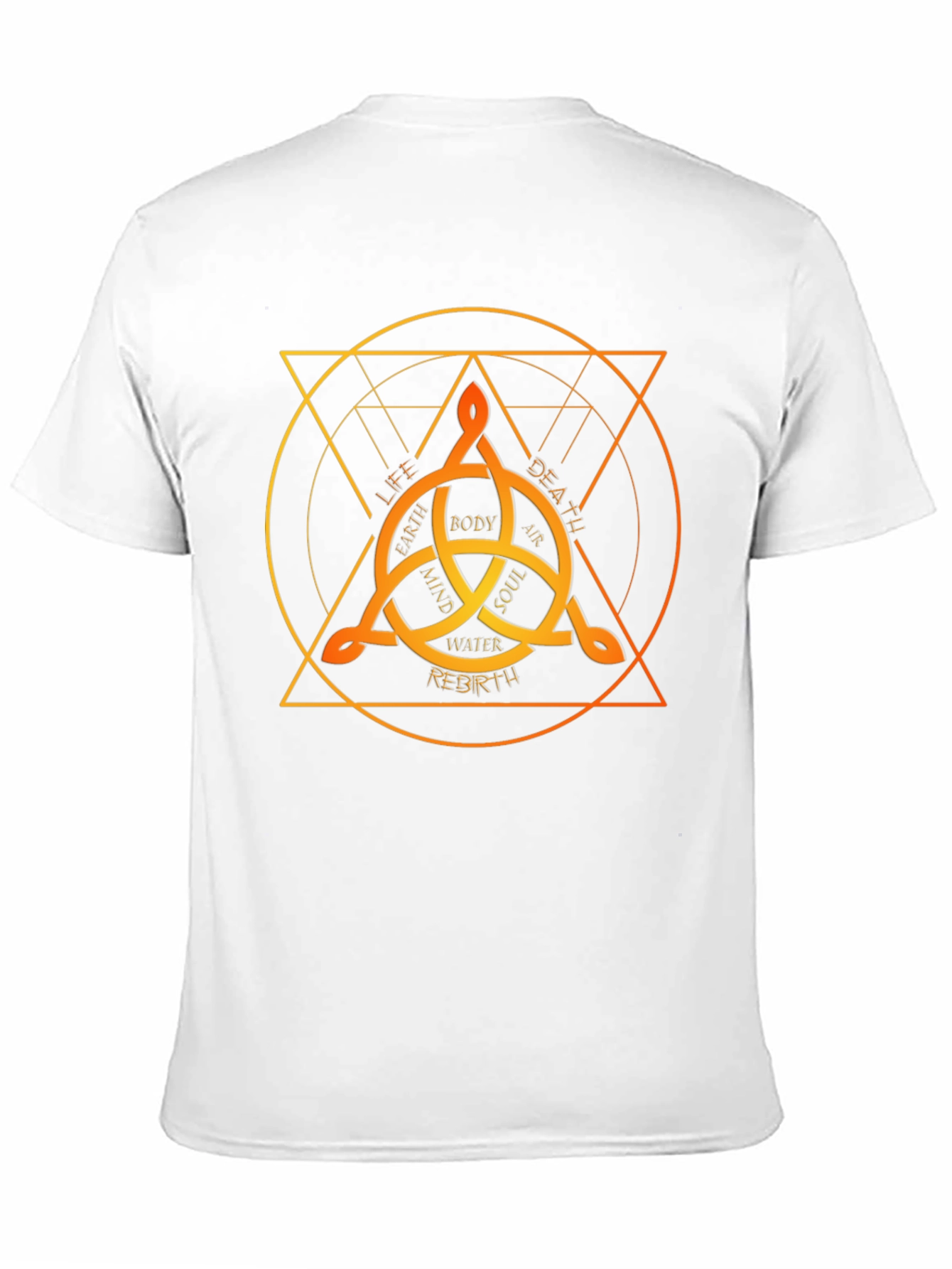 Occult Symbol Graphic Black T-Shirt