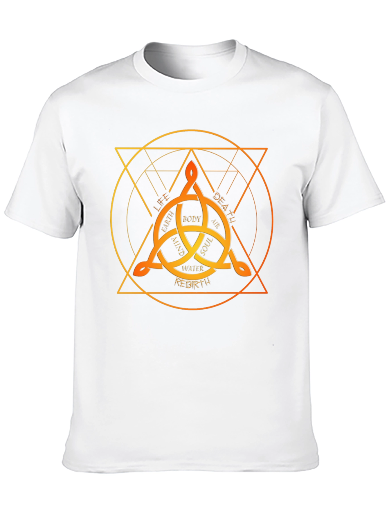 Occult Symbol Graphic Black T-Shirt