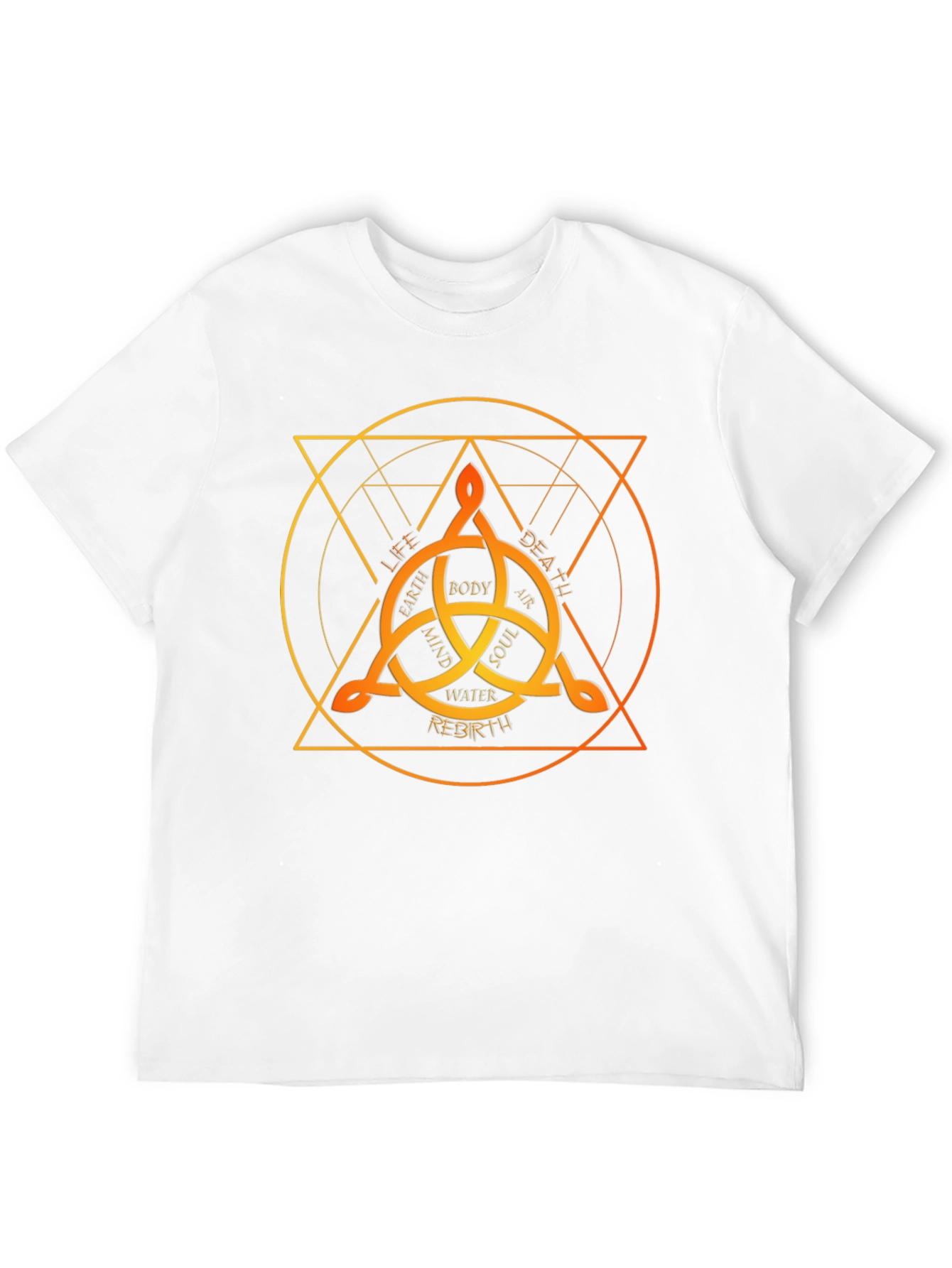 Occult Symbol Graphic Black T-Shirt