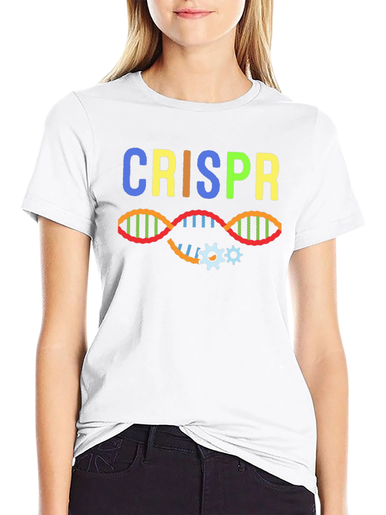 CRISPR DNA Science Graphic Tee - Biology T-Shirt