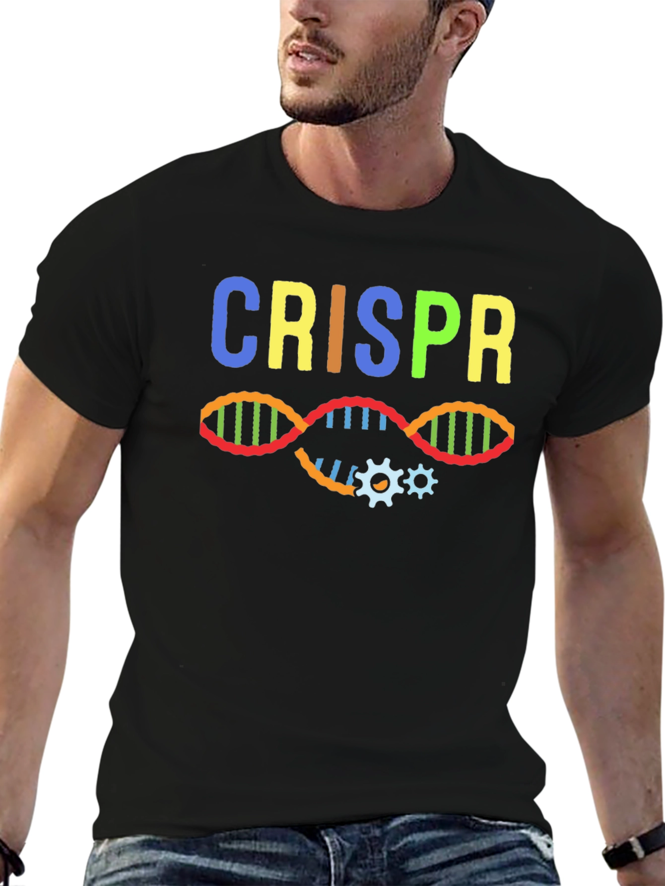 CRISPR DNA Science Graphic Tee - Biology T-Shirt