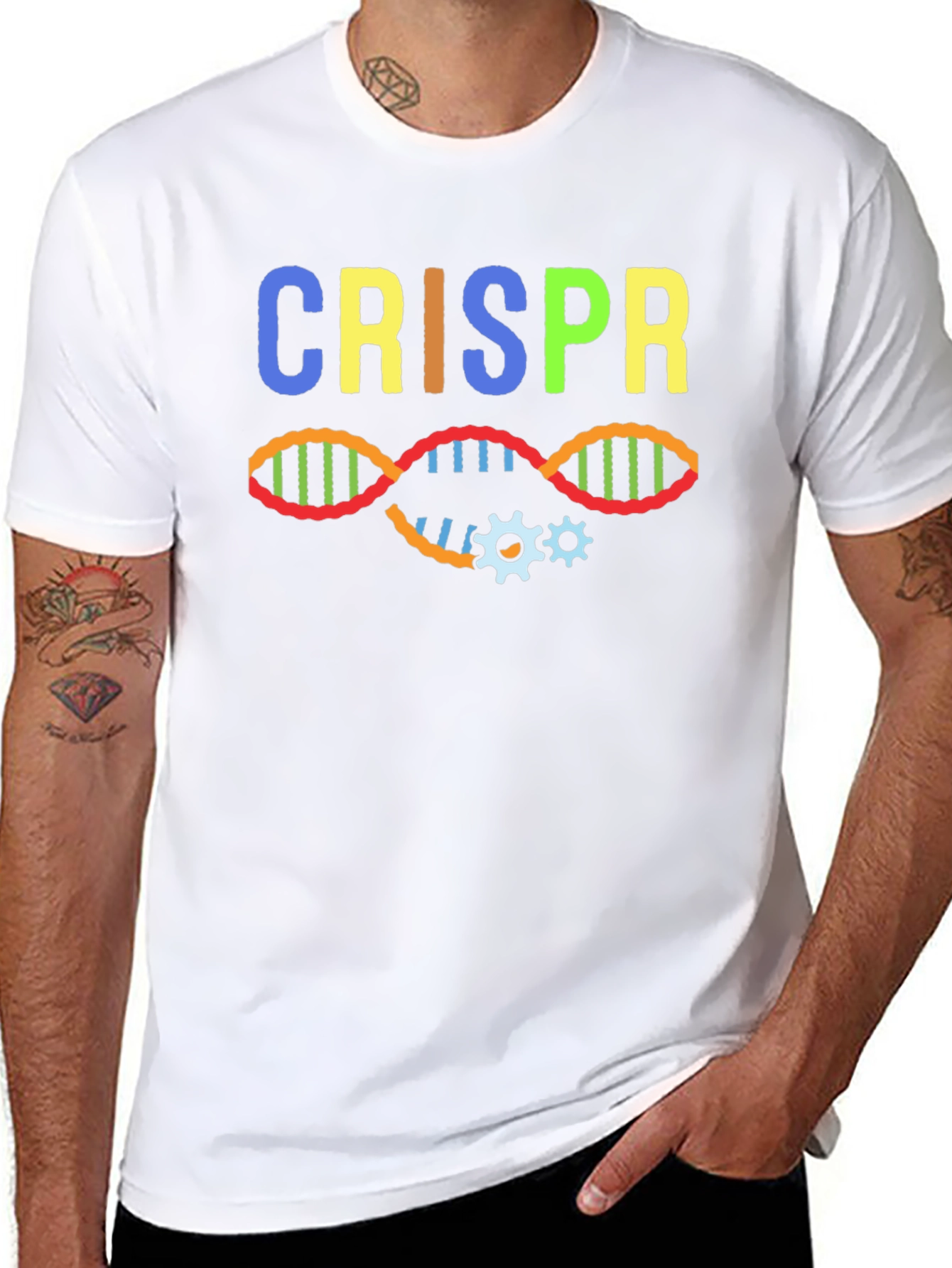 CRISPR DNA Science Graphic Tee - Biology T-Shirt