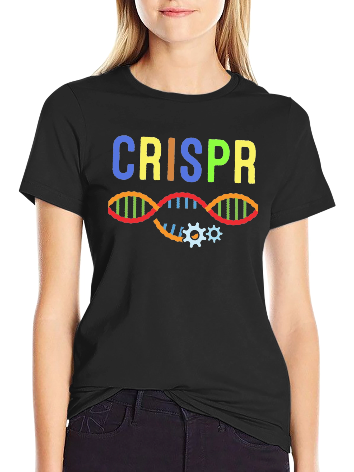 CRISPR DNA Science Graphic Tee - Biology T-Shirt