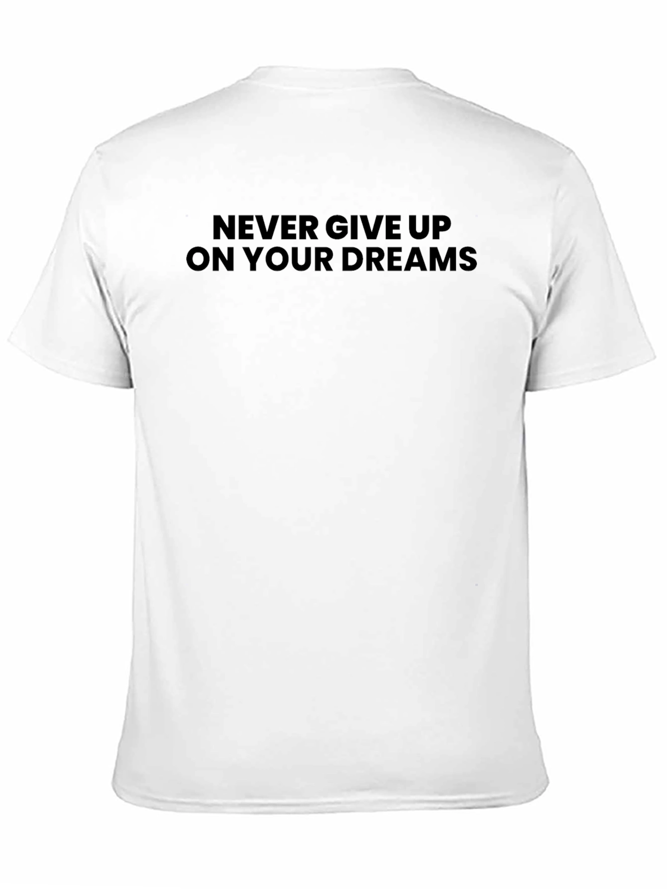 Inspirational Never Give Up Graphic Tee
