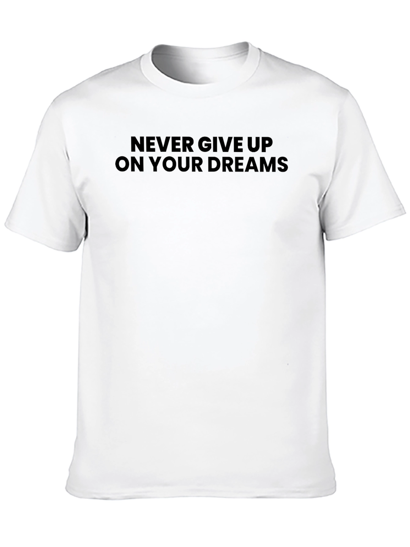 Inspirational Never Give Up Graphic Tee