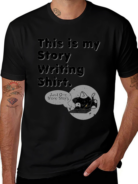 Story Writing Shirt - Just One More Story Tee