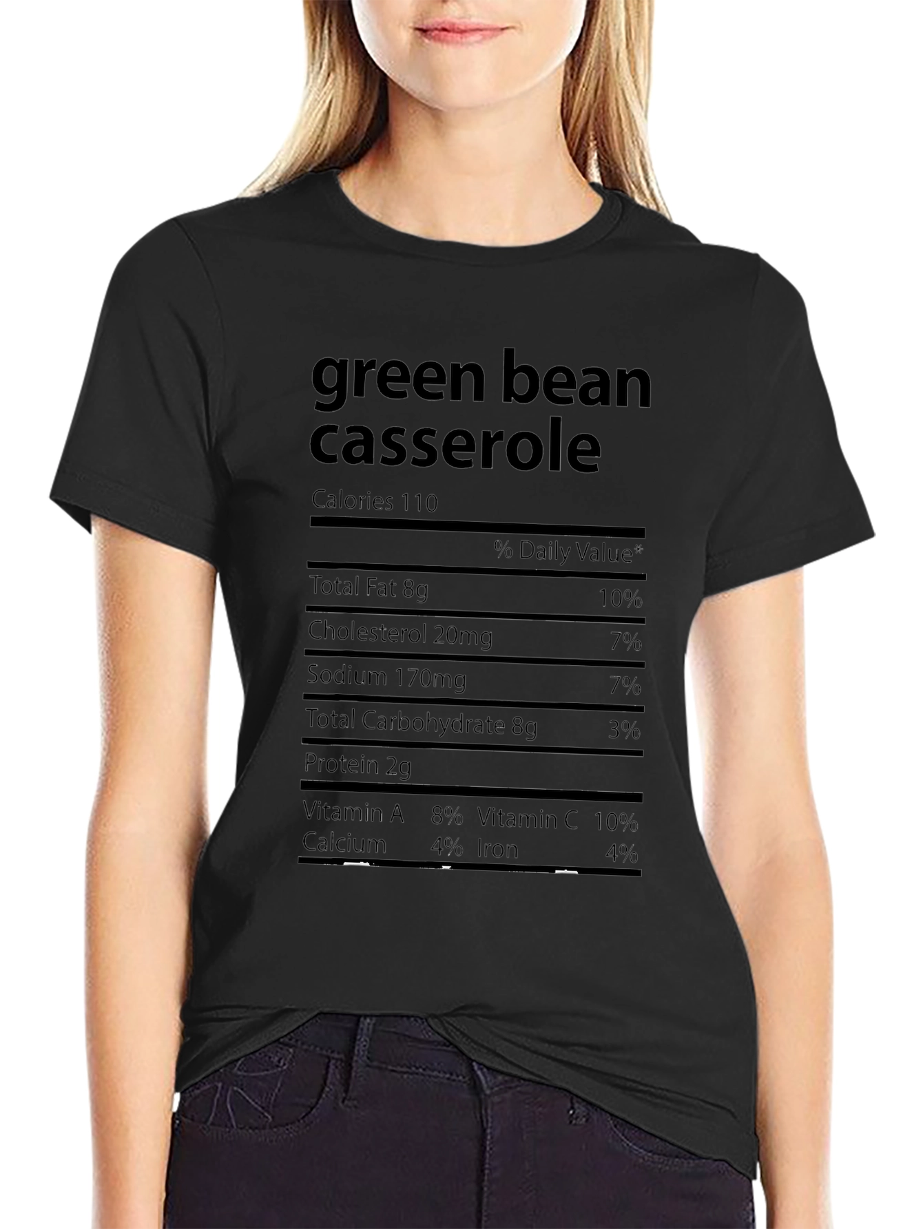 Green Bean Casserole Nutrition Facts T-Shirt