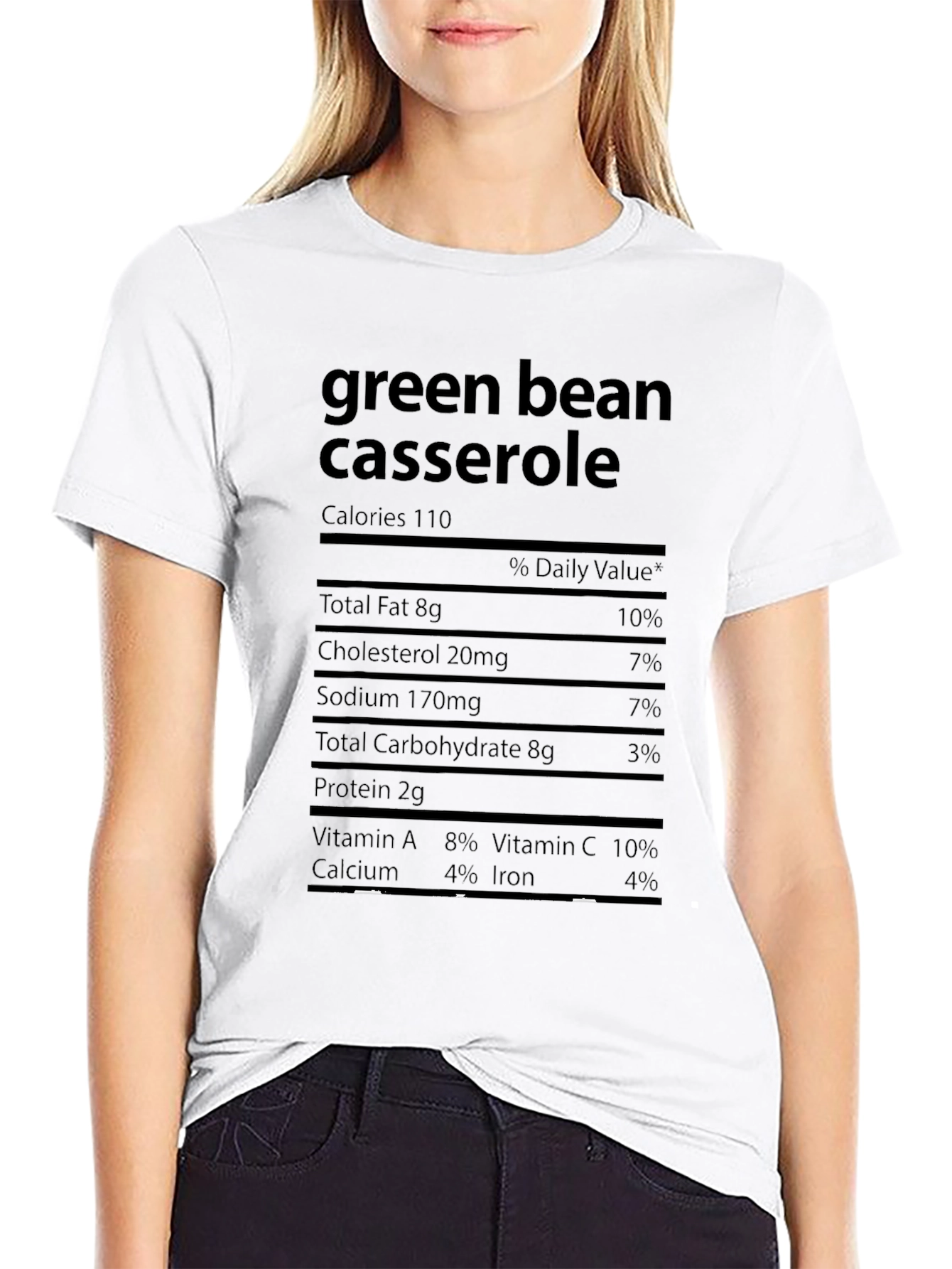Green Bean Casserole Nutrition Facts T-Shirt