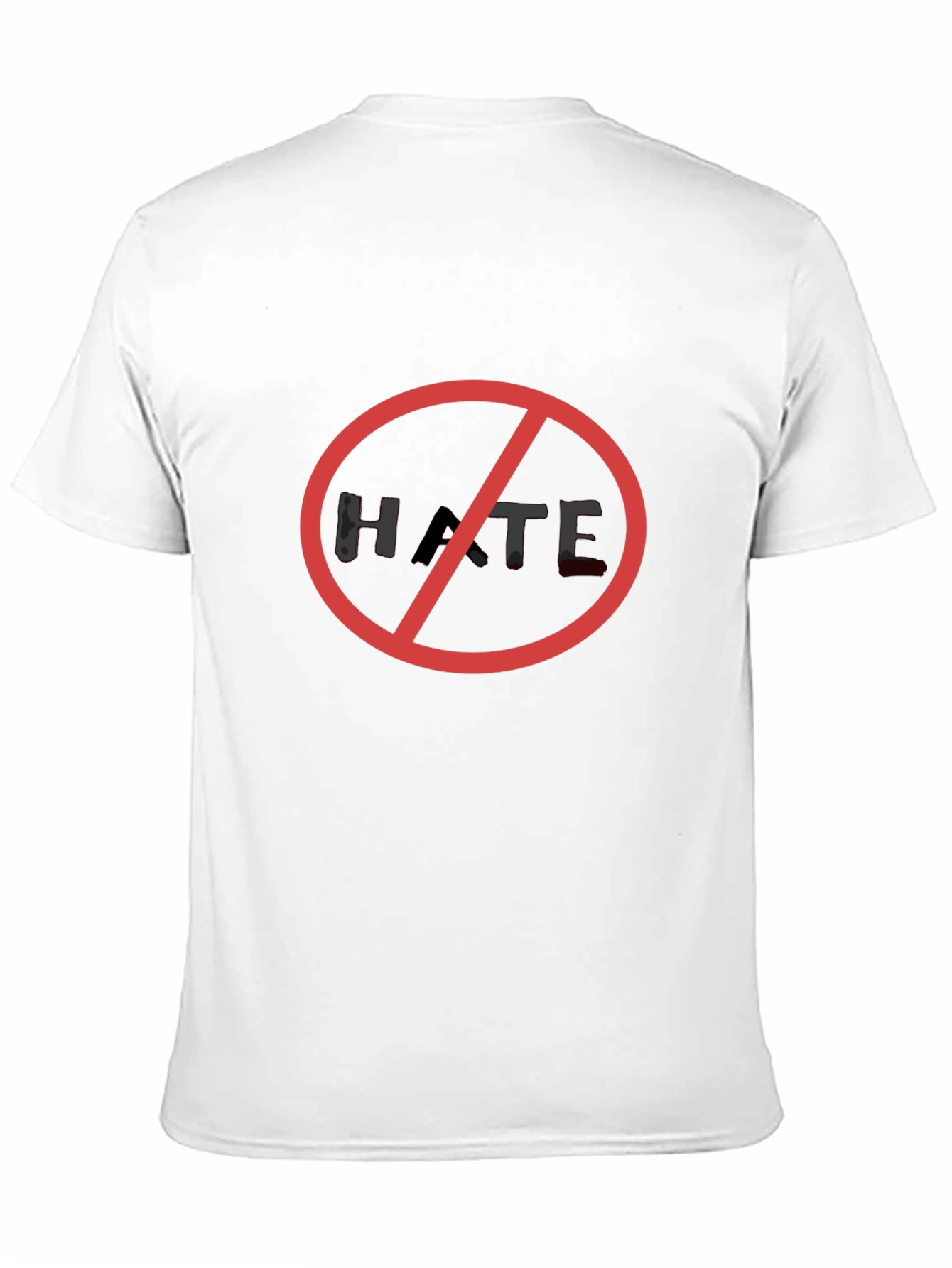 No Hate Black T-Shirt - Stand Against Hatred