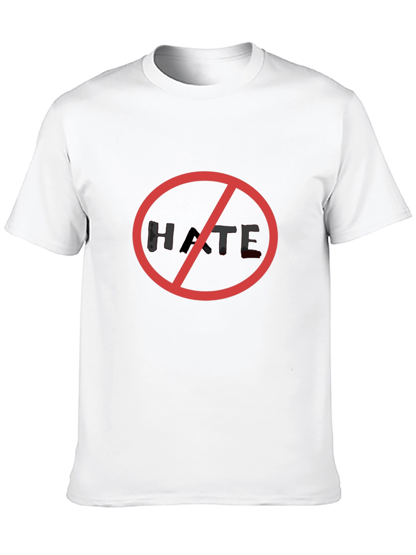 No Hate Black T-Shirt - Stand Against Hatred