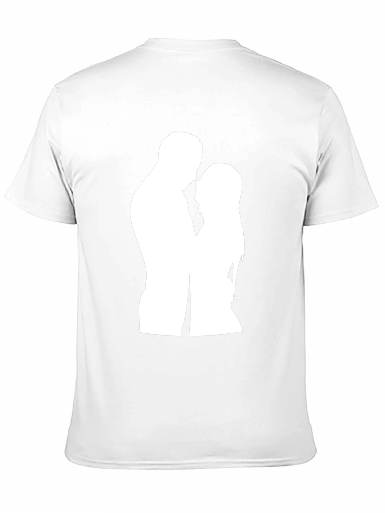 Silhouette Couple Black T-Shirt