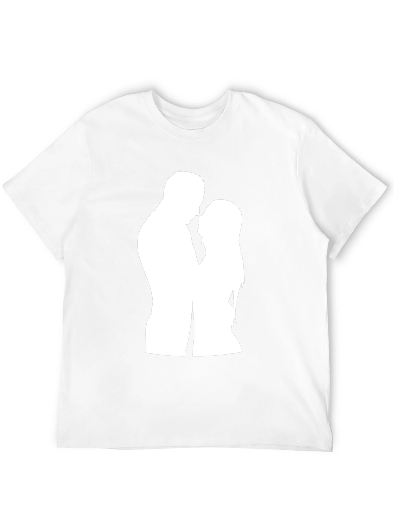 Silhouette Couple Black T-Shirt