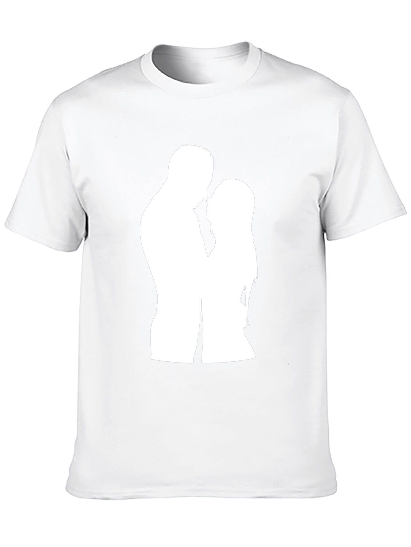 Silhouette Couple Black T-Shirt