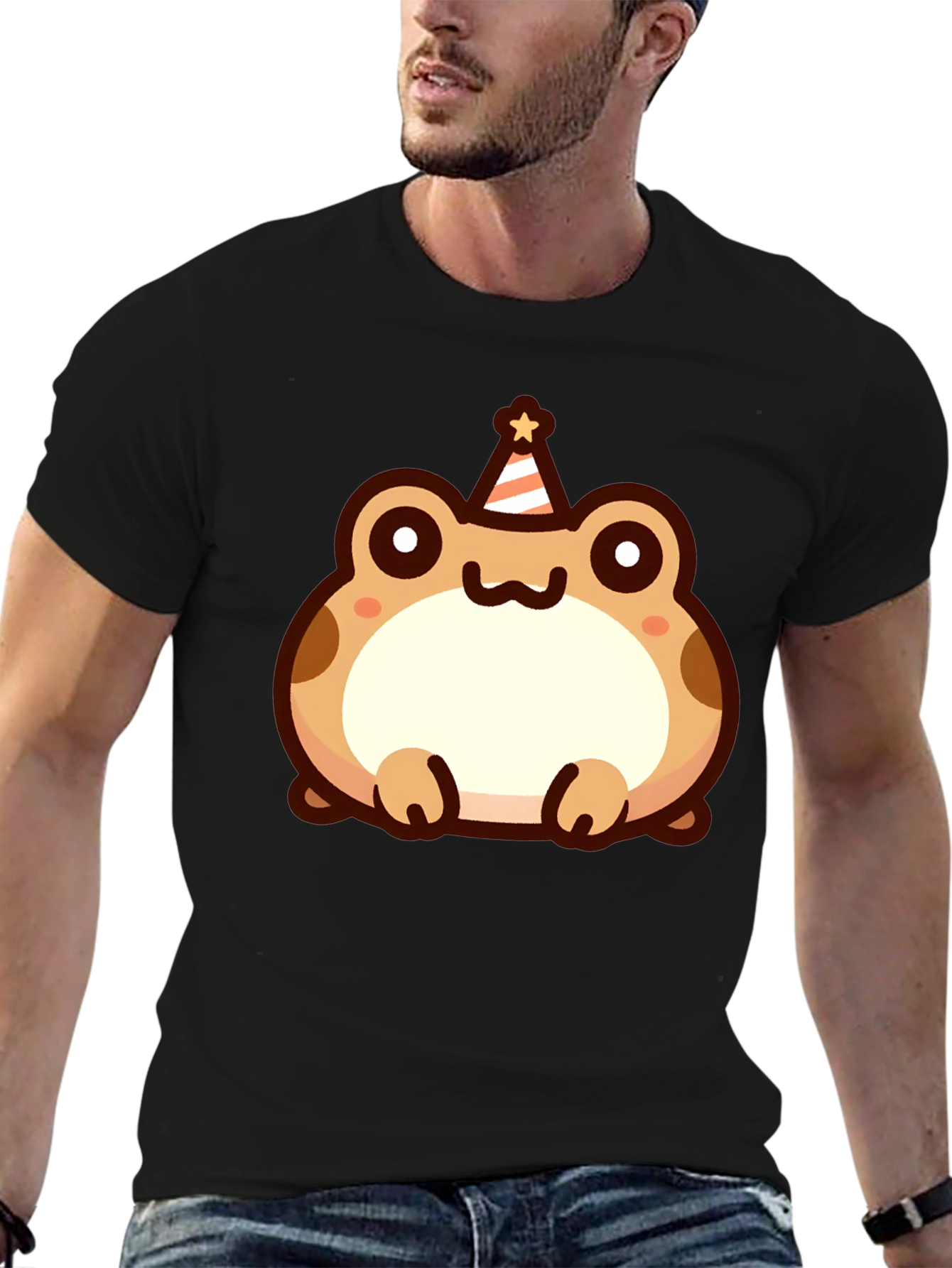 Cute Cartoon Frog Birthday T-Shirt