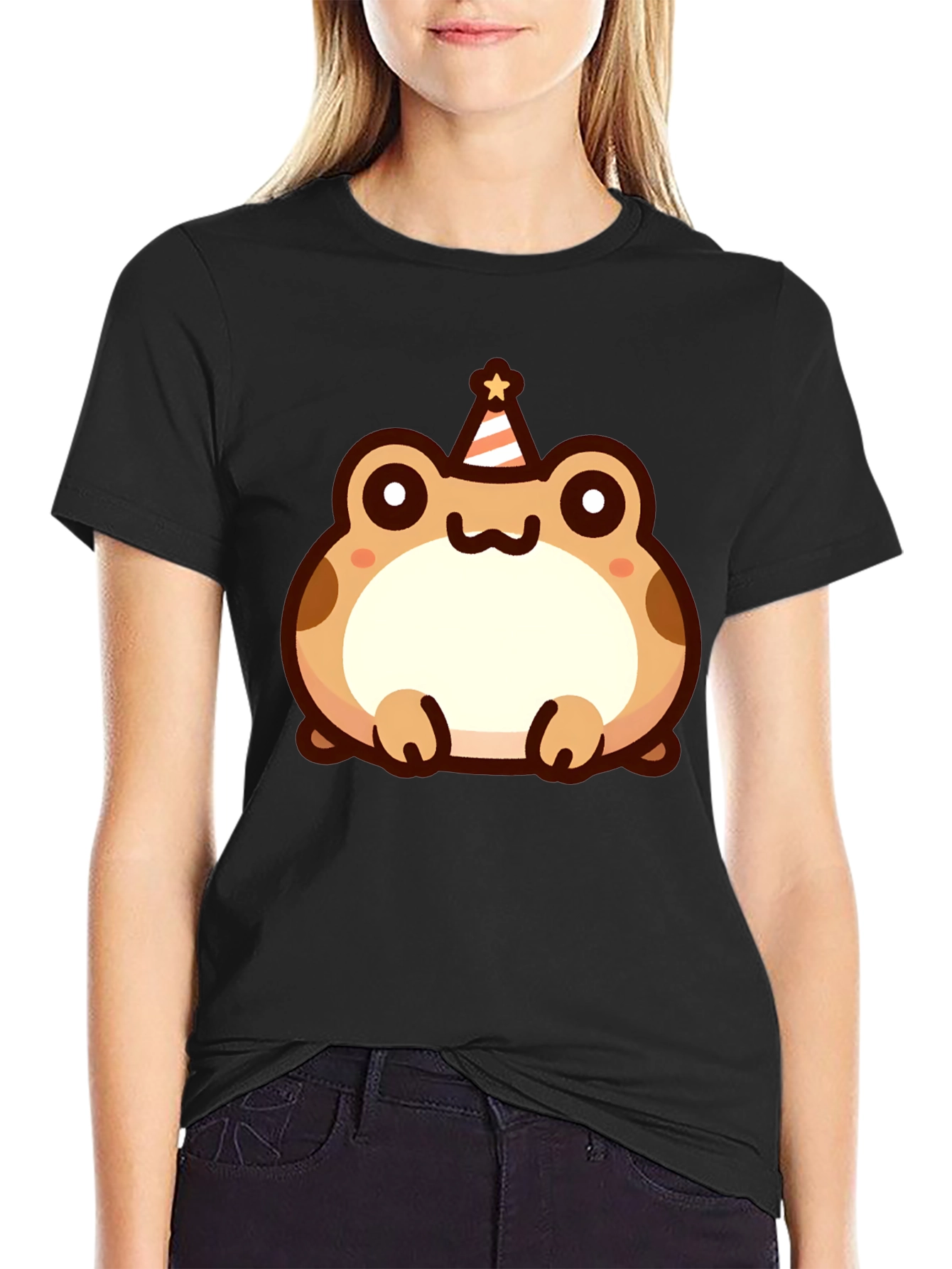 Cute Cartoon Frog Birthday T-Shirt