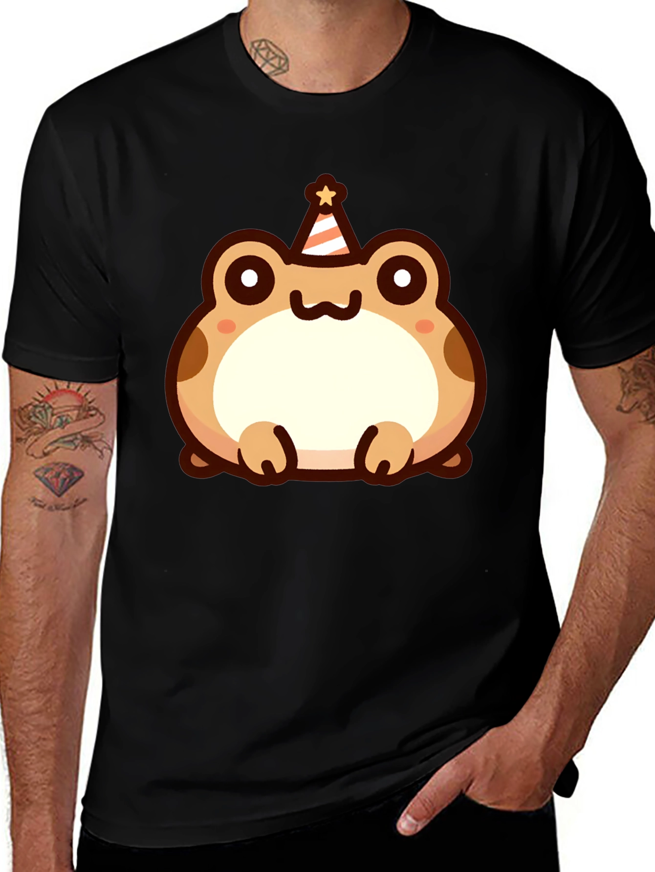 Cute Cartoon Frog Birthday T-Shirt