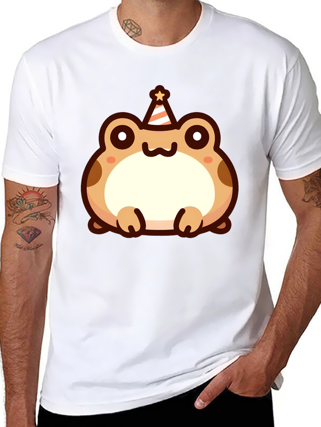 Cute Cartoon Frog Birthday T-Shirt