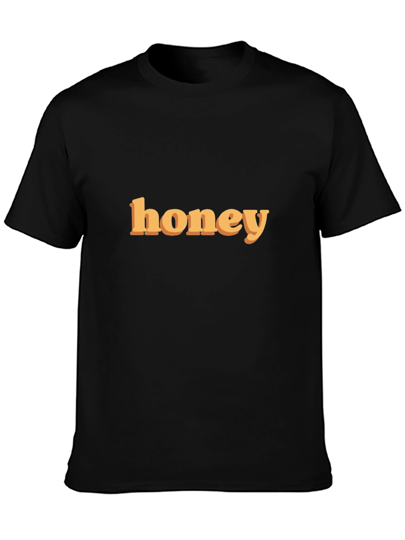 Honey Graphic Print Tee - Trendy Casual T-Shirt