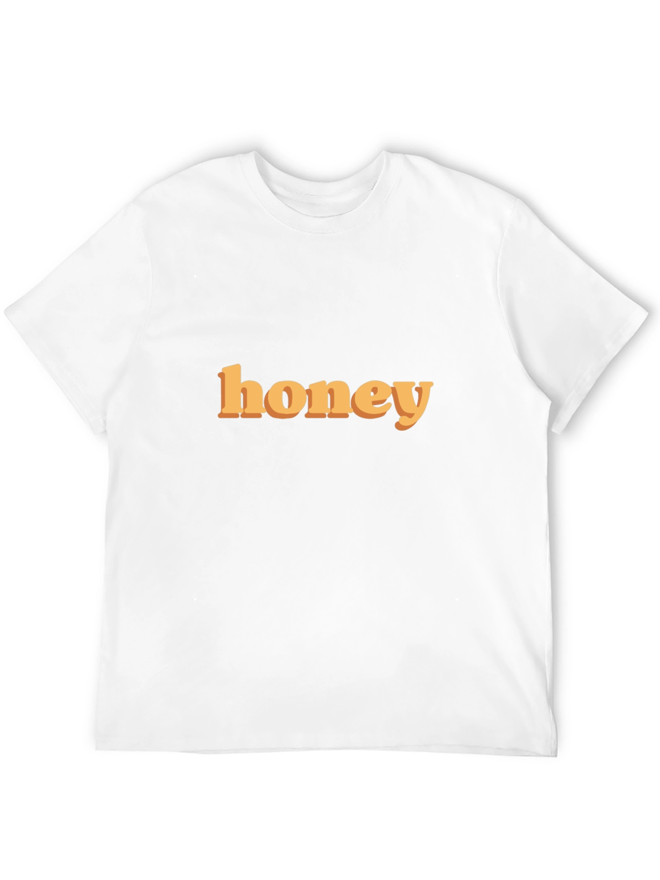 Honey Graphic Print Tee - Trendy Casual T-Shirt