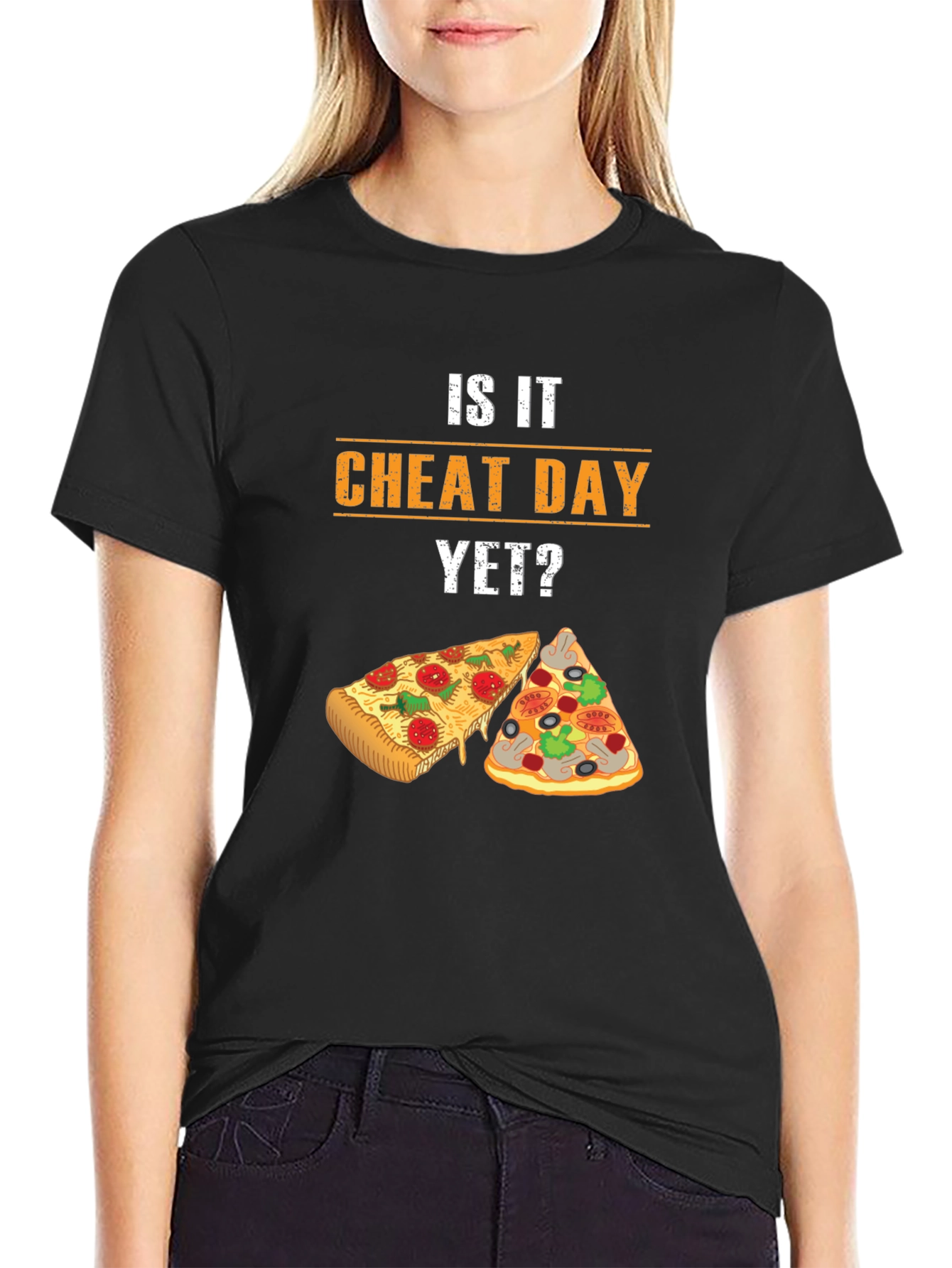 Is It Cheat Day Yet? Pizza Lover T-Shirt
