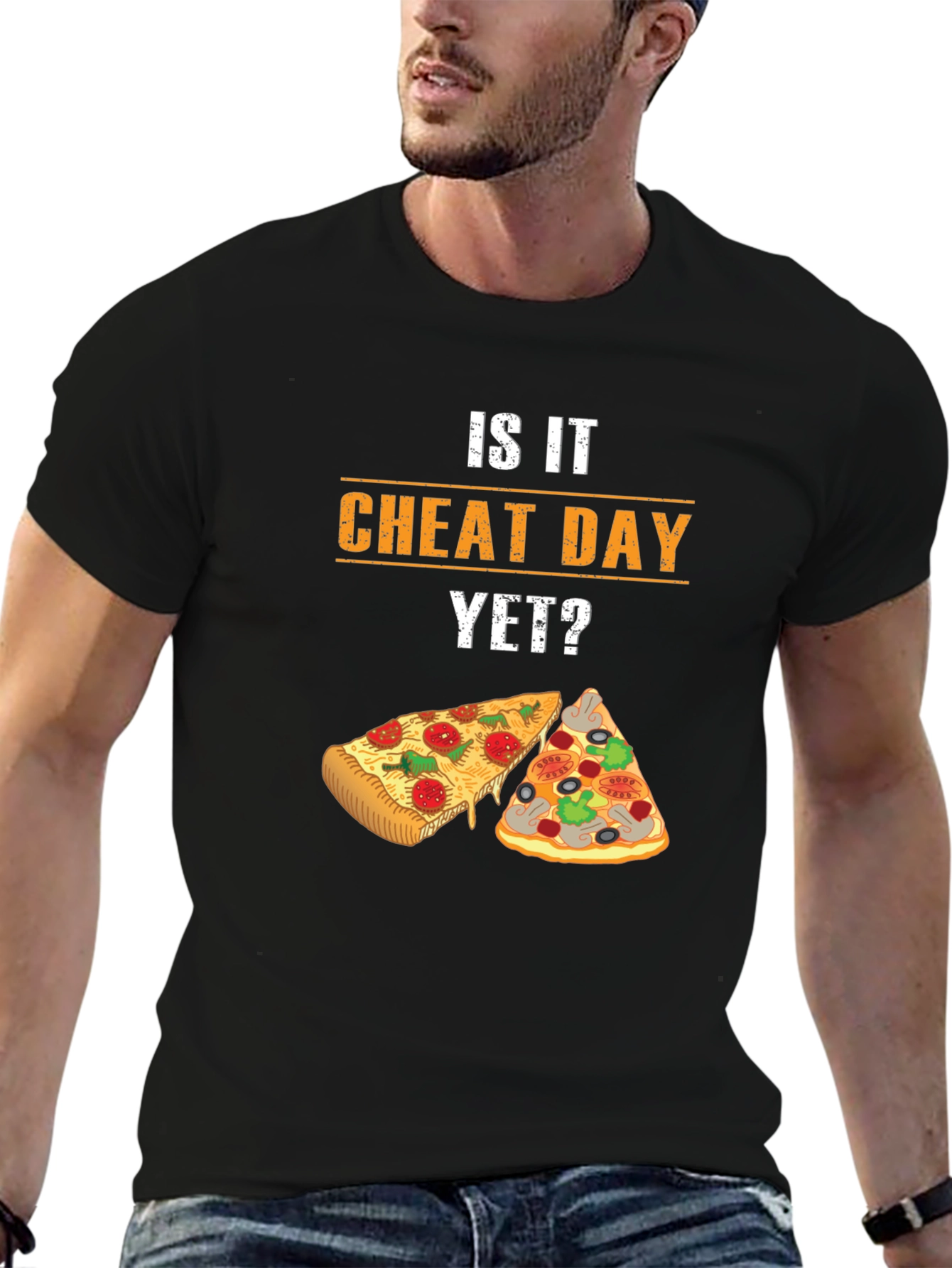 Is It Cheat Day Yet? Pizza Lover T-Shirt