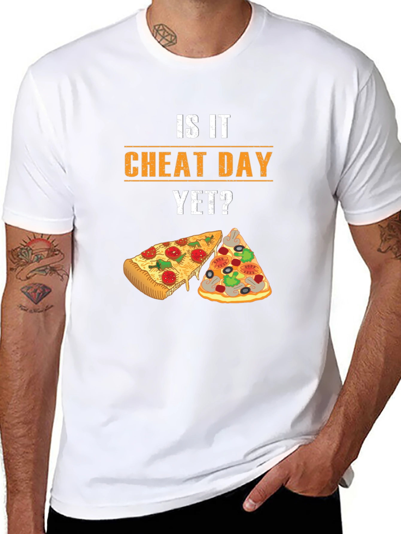 Is It Cheat Day Yet? Pizza Lover T-Shirt
