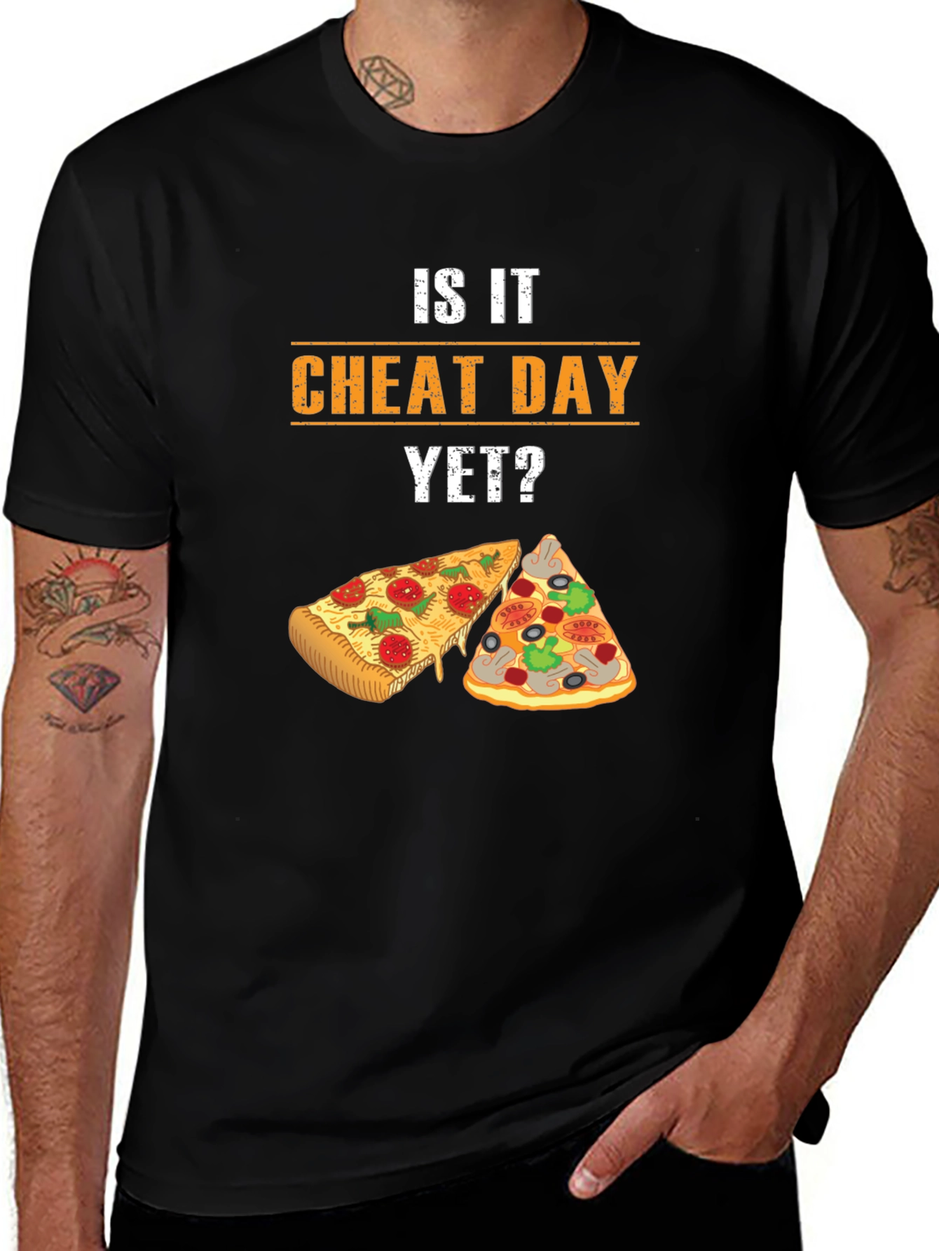 Is It Cheat Day Yet? Pizza Lover T-Shirt