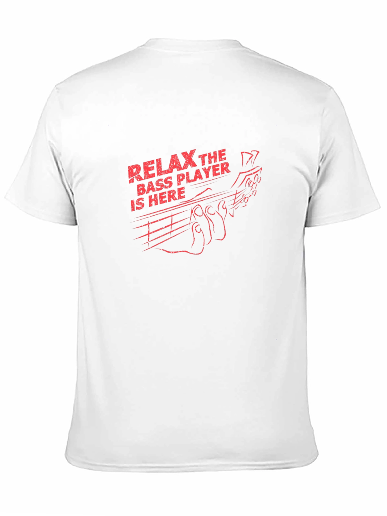 Relax Bass Player T-Shirt - Black
