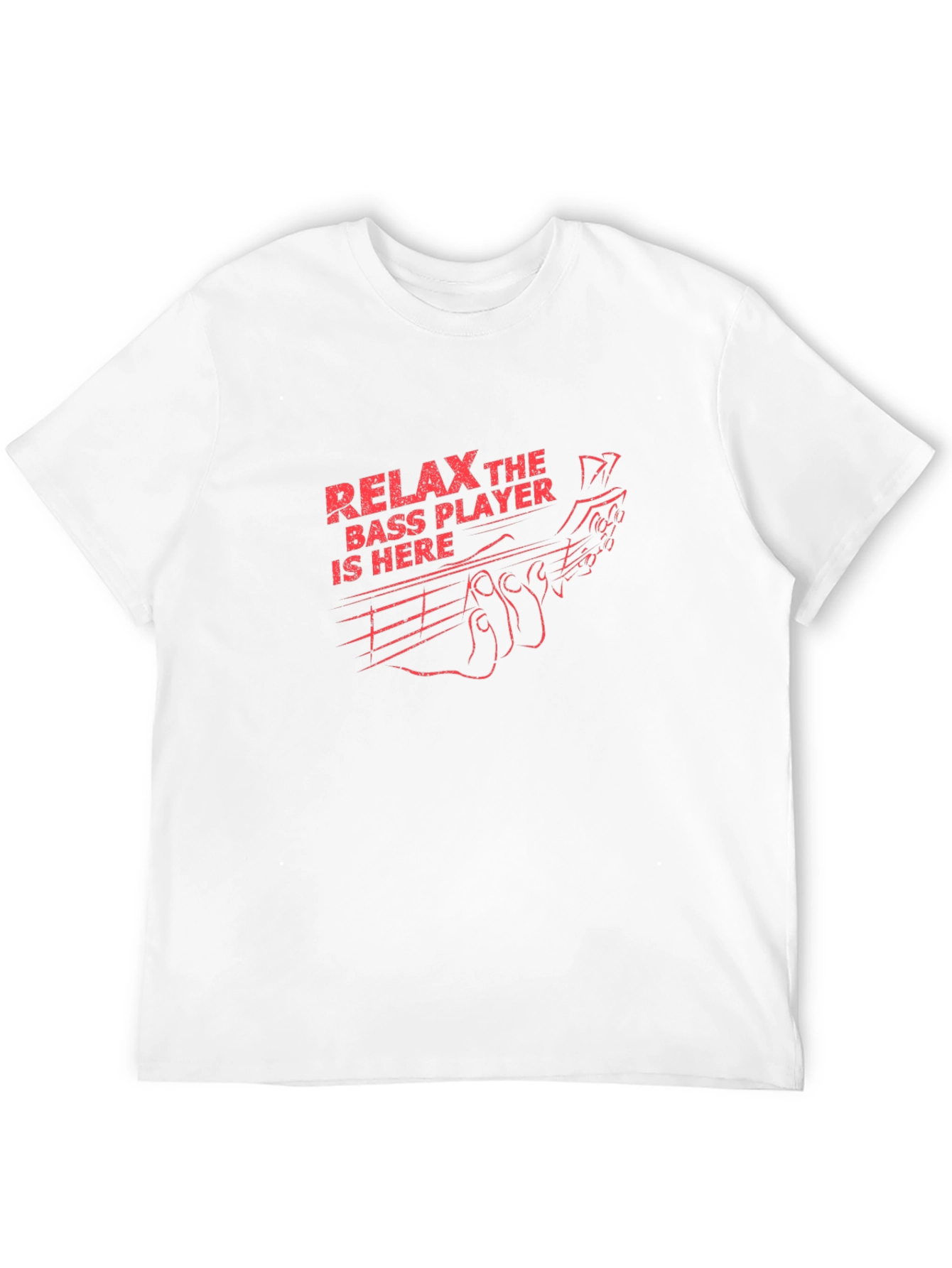 Relax Bass Player T-Shirt - Black