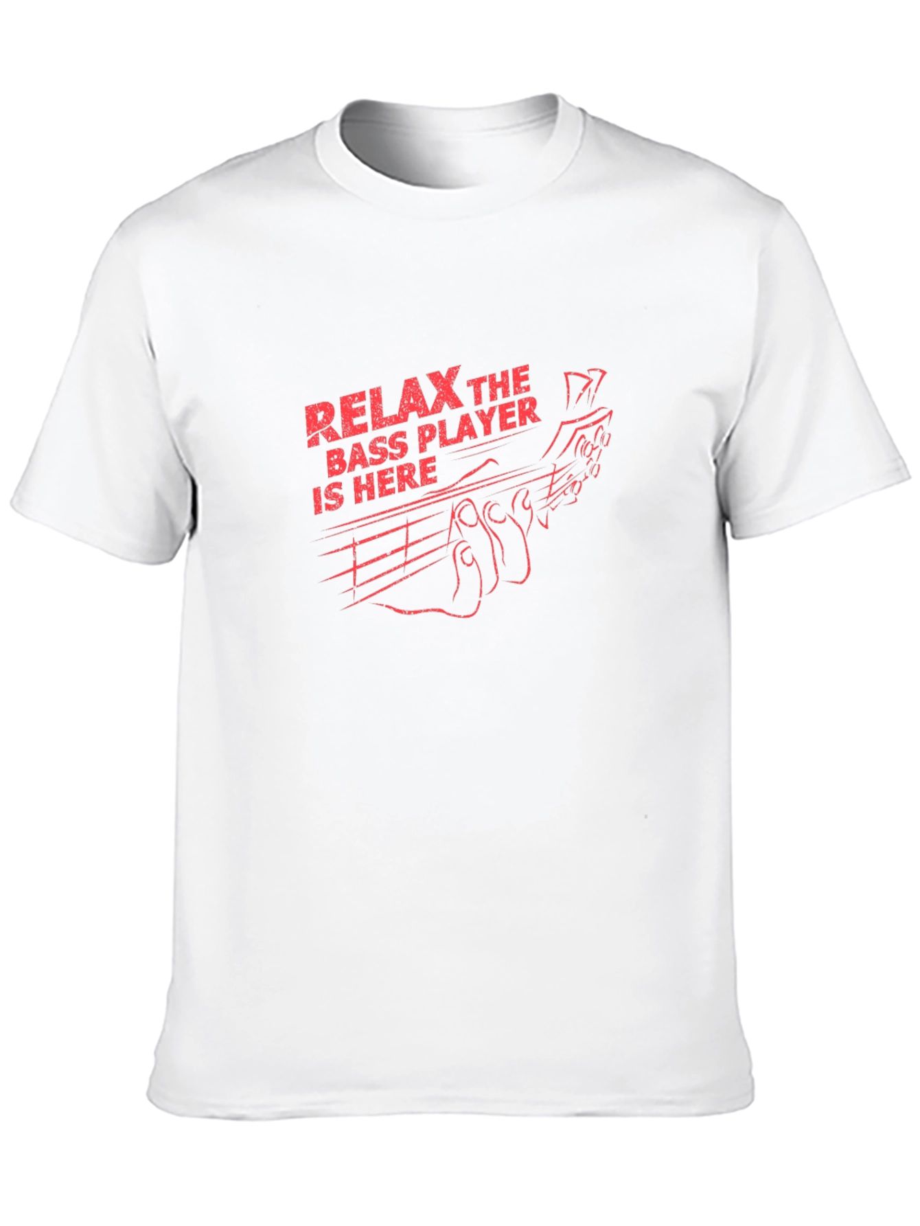 Relax Bass Player T-Shirt - Black
